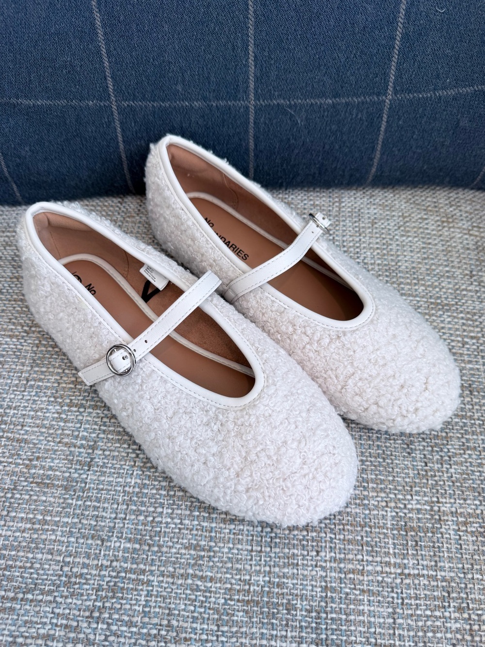 No Boundaries Shoes in Cream - Soft Bouclé